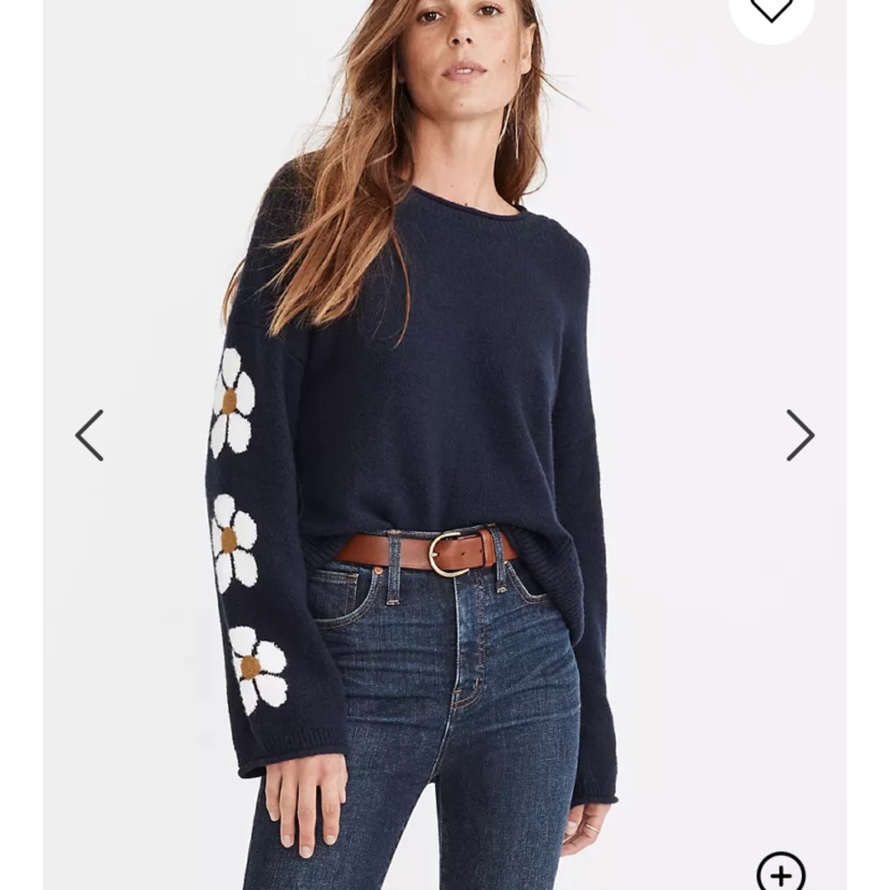 NWT Madewell navy blue sweater